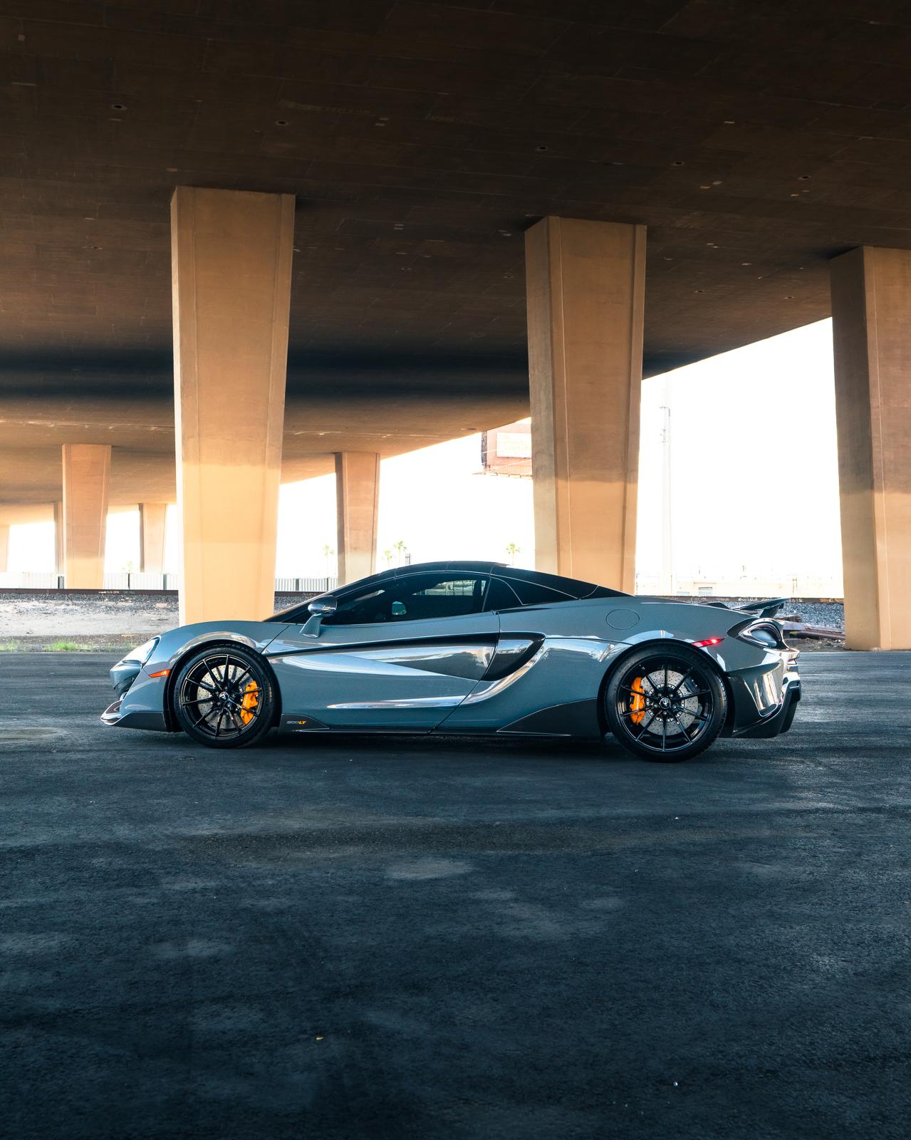 Renting a McLaren 600LT Spyder in Las Vegas