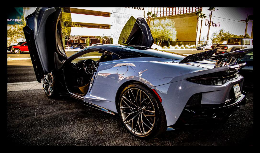 Renting a McLaren GT in Las Vegas